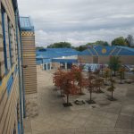 Our courtyard from above.
