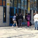 Families entering the building!