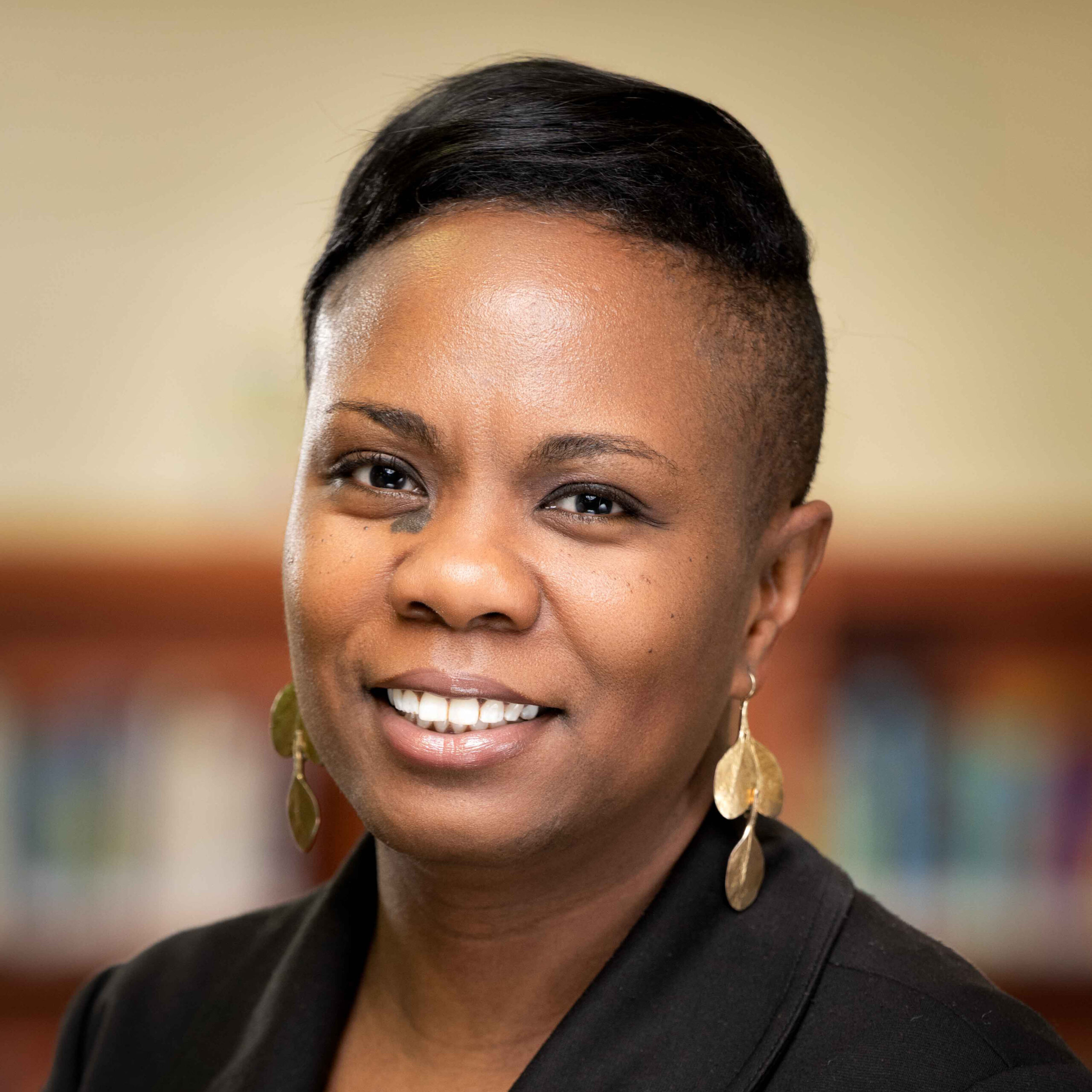 Portrait of Grover Washington Jr. Middle School Principal Williams-Lawani.